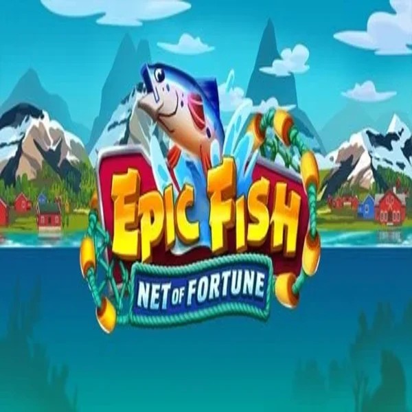 Slots logo of Epic Fish Net of Fortune from Quickspin at Casiku Casino