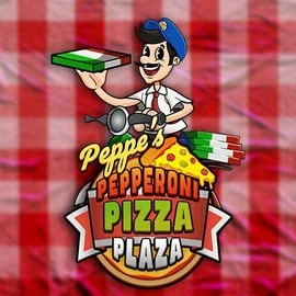 Peppe’s Pepperoni Pizza Plaza logo by Pragmatic Play at Casiku Casino